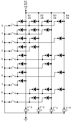 circuit diagram for D to B